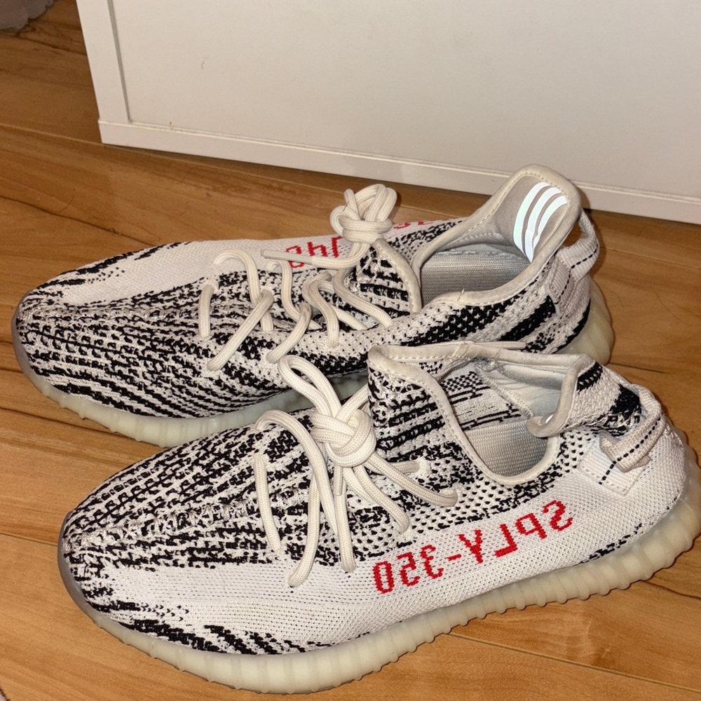 Kanye Yeezy Zebra Sneakers